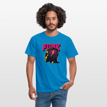 Funk Head, T-shirt herr - kungsblå