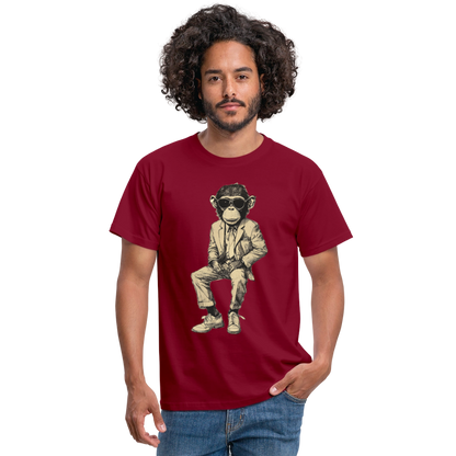 Mod Monkey, T-shirt herr - tegelröd