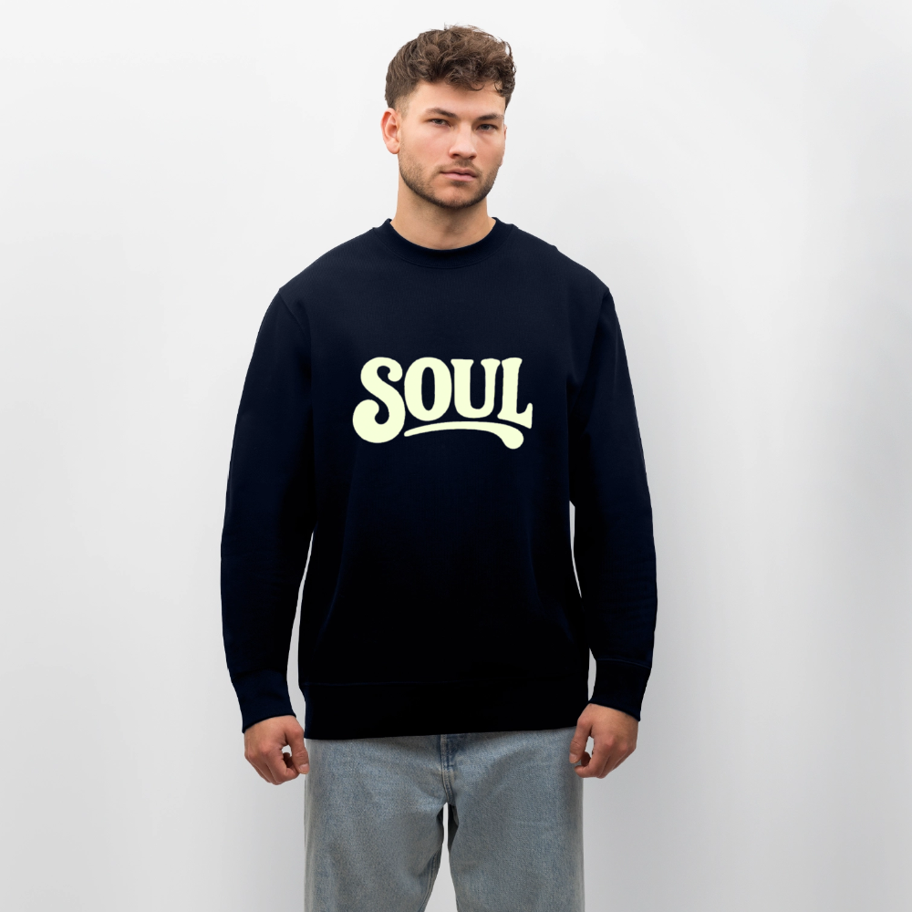 All About Soul, Ekologisk sweatshirt CHANGER unisex från Stanley/Stella - marinblått