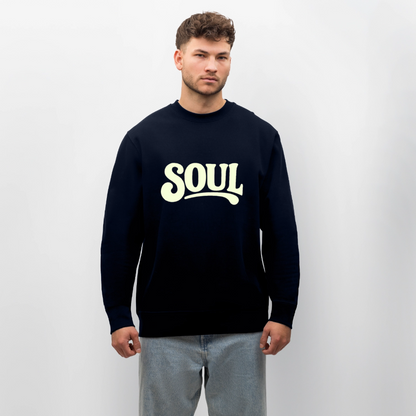 All About Soul, Ekologisk sweatshirt CHANGER unisex från Stanley/Stella - marinblått