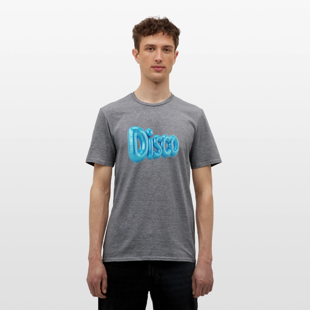 Pump the Disco, T-shirt herr - grafitmelerad