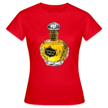 Eau de Perfume, T-shirt dam - röd