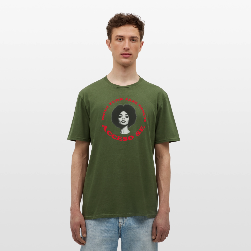 Where Music Lives – Powered by Acceso Family, T-shirt unisex - Militärgrön