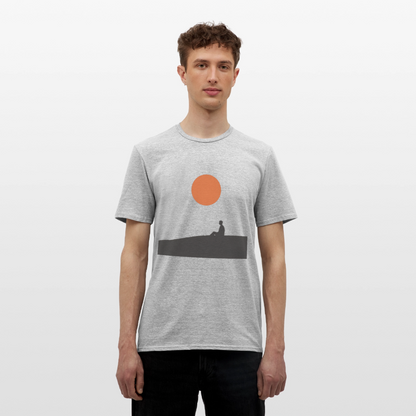 Under the sun, T-shirt unisex - gråmelerad