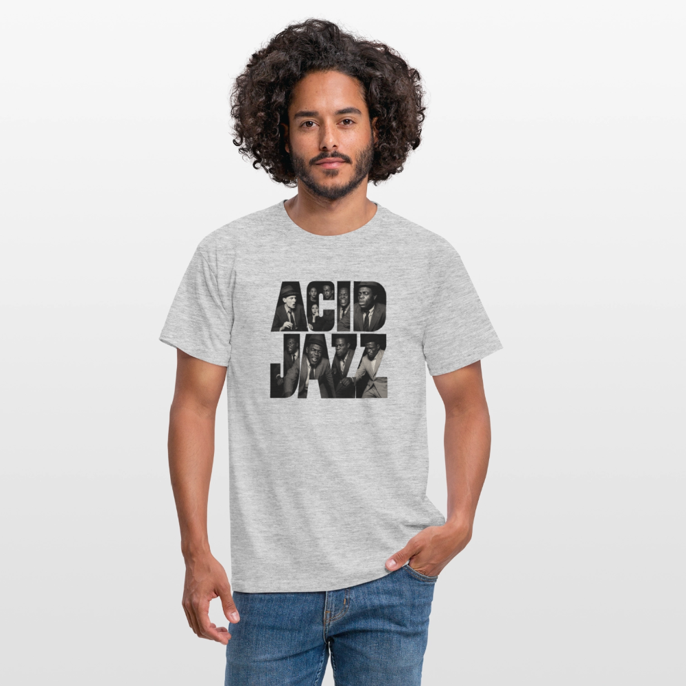 80s Club Jazzdance, T-shirt herr - gråmelerad