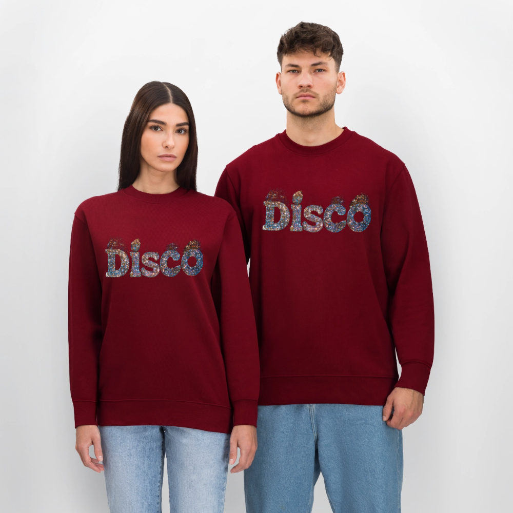 Star Dust, Ekologisk sweatshirt CHANGER unisex från Stanley/Stella - vinröd