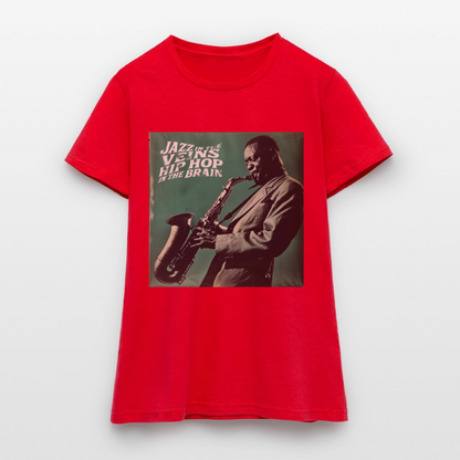 Groove in the Mind, T-shirt dam - röd