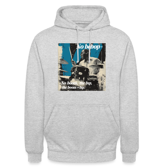 Push It Bebop, Luvtröja unisex - ljusgråmelerad