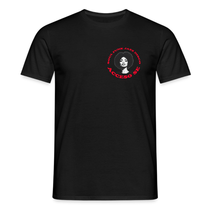 Where Music Lives – Powered by Acceso Family (small print), T-shirt unisex - svart