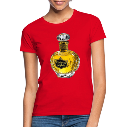 Eau de Perfume, T-shirt dam - röd