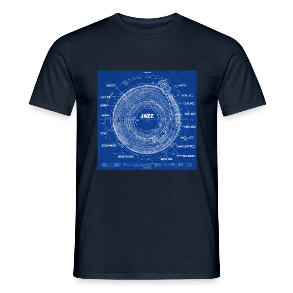 Kind of Blueprint, T-shirt unisex - marinblå