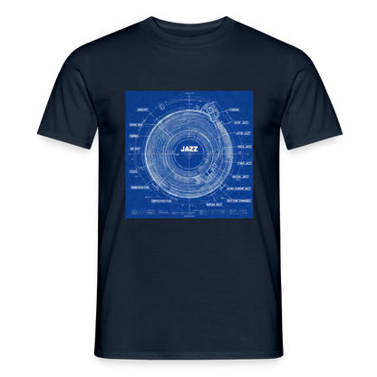 Kind of Blueprint, T-shirt unisex - marinblå