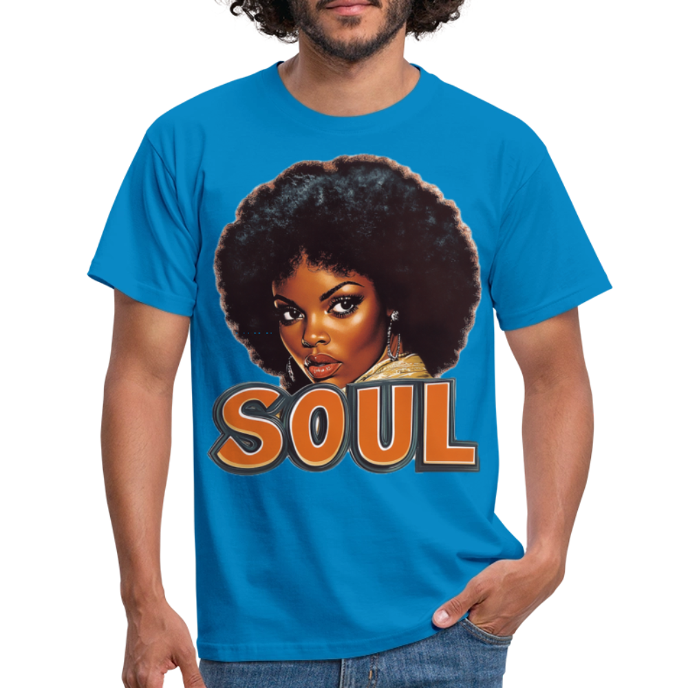 Soulful Vibes, T-shirt herr - kungsblå