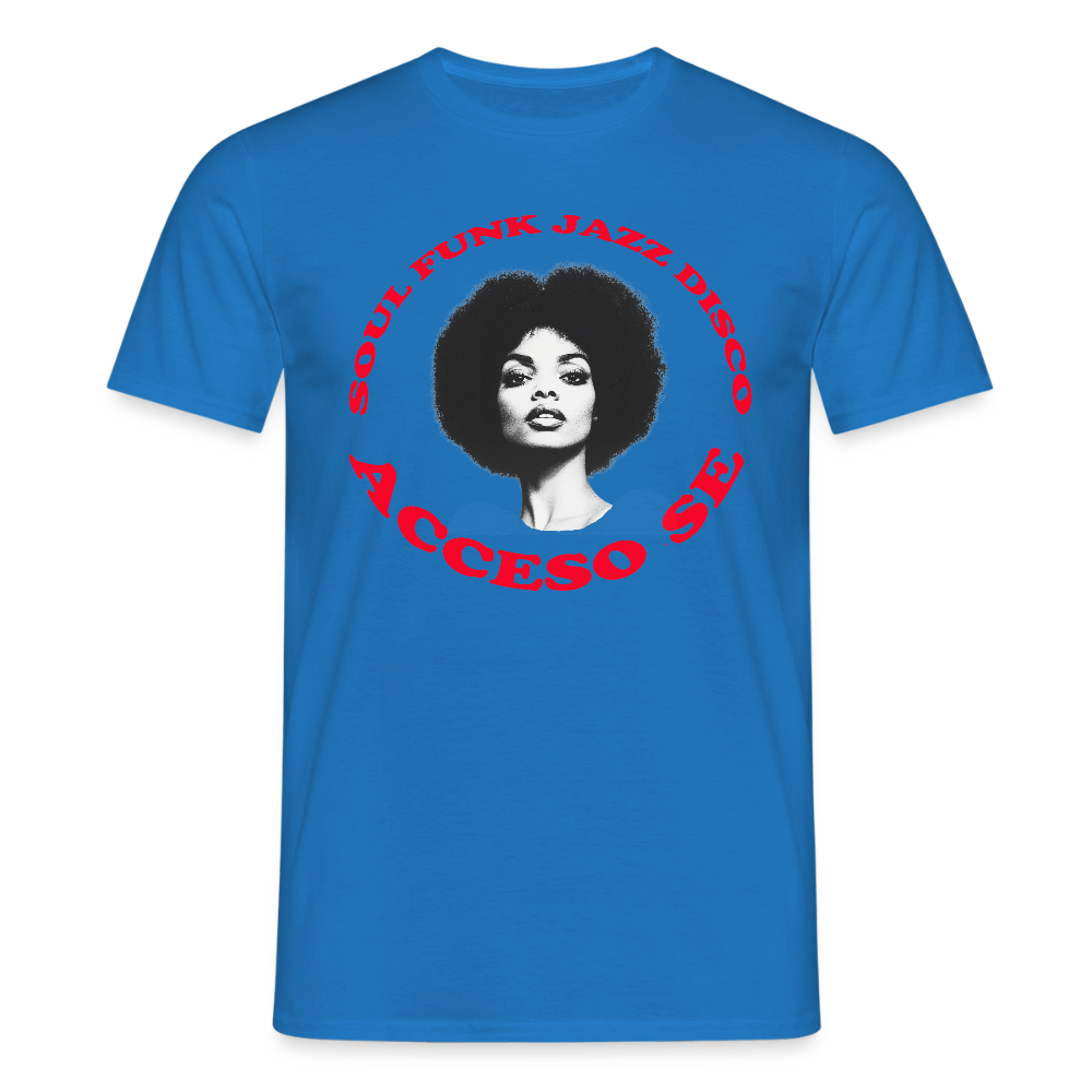 Where Music Lives – Powered by Acceso Family, T-shirt unisex - kungsblå