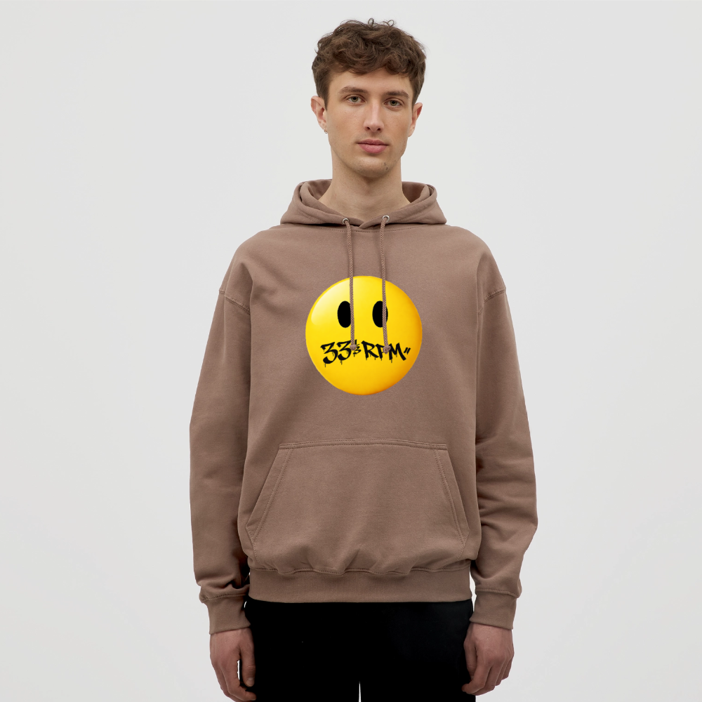 Turntable Grin, Luvtröja unisex - mocka