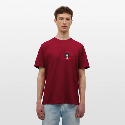 Where Music Lives – Powered by Acceso Family (small print), T-shirt unisex - tegelröd