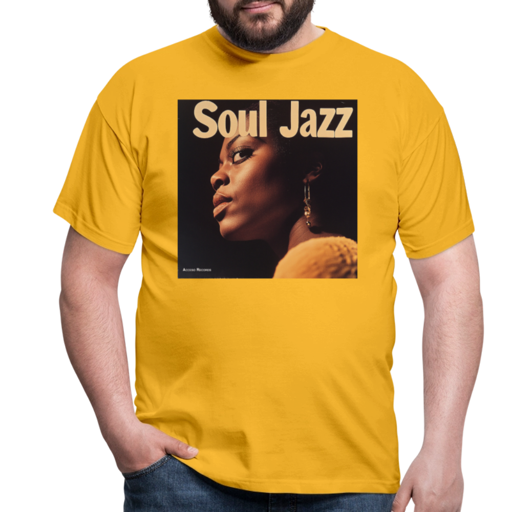 Acceso's Soul Groove: Jazz with a Beat, T-shirt herr - gul