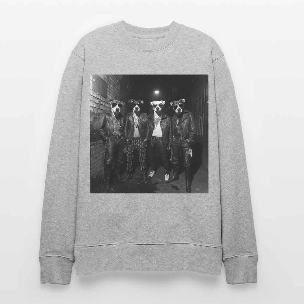 Barking Riot, Ekologisk sweatshirt CHANGER unisex från Stanley/Stella - gråmelerad