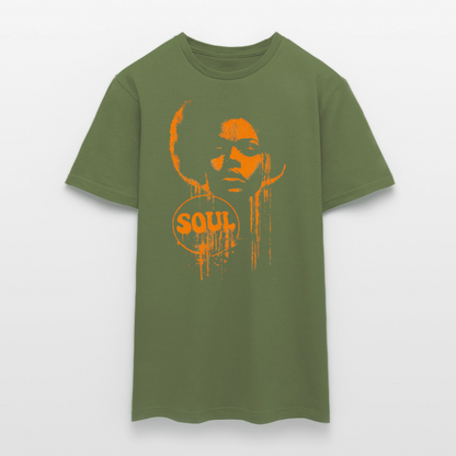 SOUL GLOW, T-shirt unisex - Militärgrön