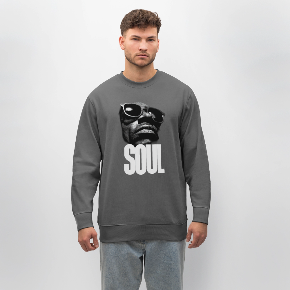 Soul Frequency, Ekologisk sweatshirt CHANGER unisex från Stanley/Stella - kolgrå