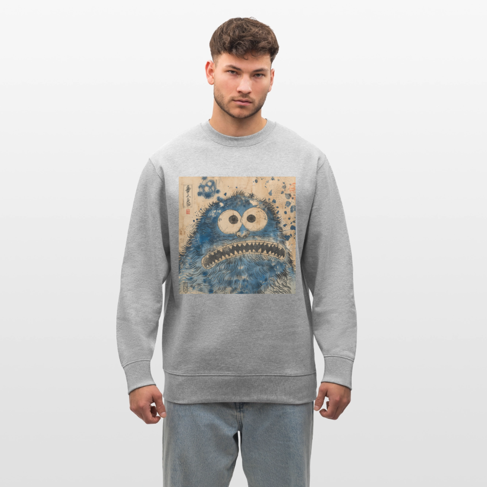 Uramiko ramlar i vattnet, Ekologisk sweatshirt CHANGER unisex från Stanley/Stella - gråmelerad