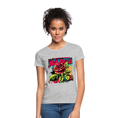Den Eviga Rosen, T-shirt dam - gråmelerad
