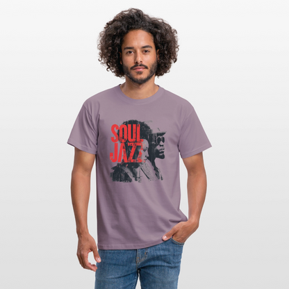 The Essence of Soul Jazz, T-shirt unisex - lilagrå 
