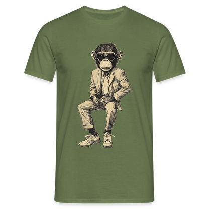 Mod Monkey, T-shirt herr - Militärgrön