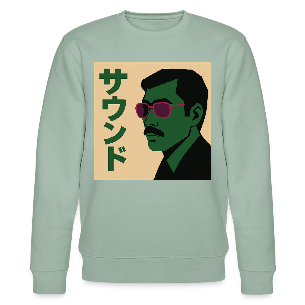 Nippon Sound, Ekologisk sweatshirt CHANGER unisex från Stanley/Stella - ljus grågrön