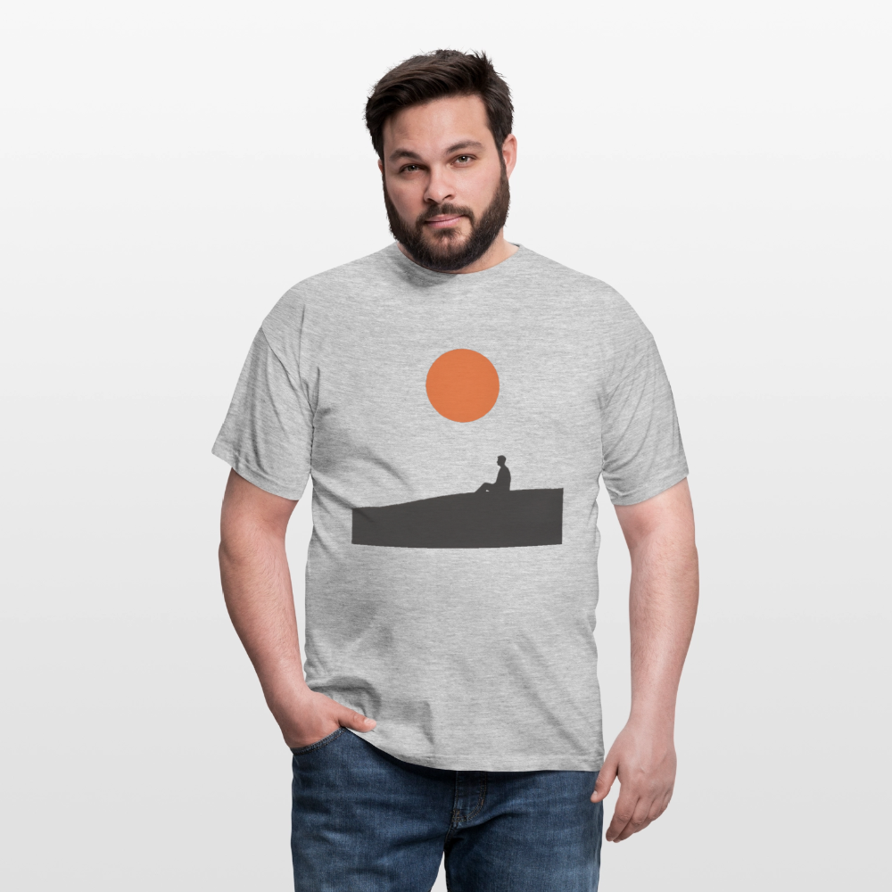 Under the sun, T-shirt unisex - gråmelerad