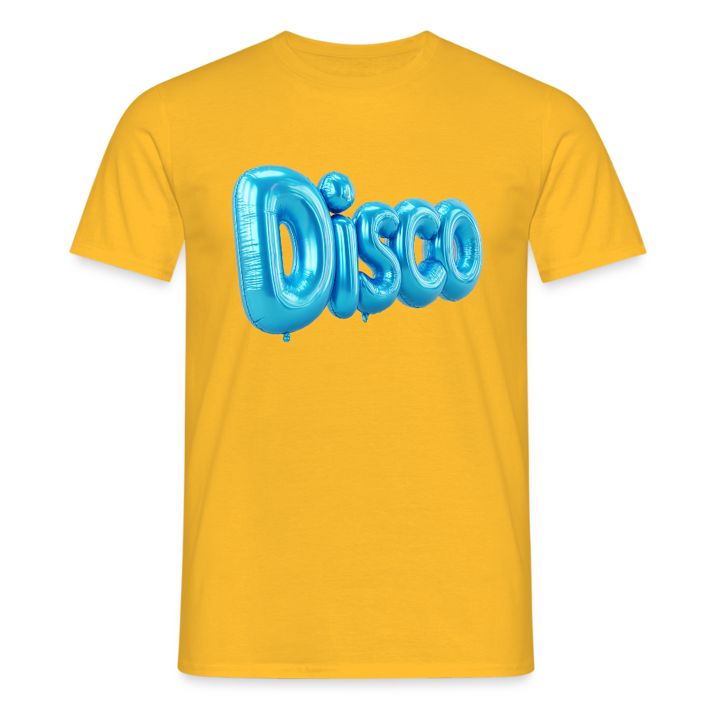 Pump the Disco, T-shirt herr - gul