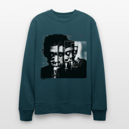 Between Breaths, Ekologisk sweatshirt CHANGER unisex från Stanley/Stella - mörk petrol