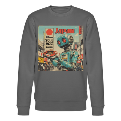 Shibuya Soul Jazz Classics, Ekologisk sweatshirt CHANGER unisex från Stanley/Stella - kolgrå