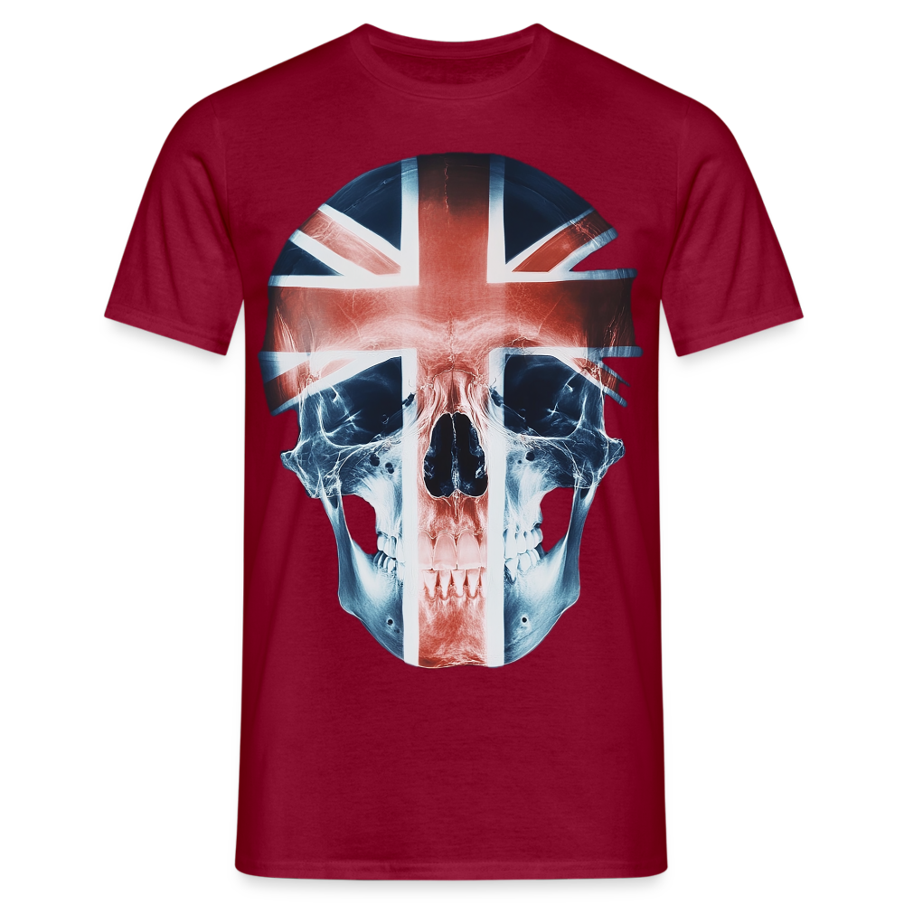 God Save the Skull, T-shirt herr - tegelröd