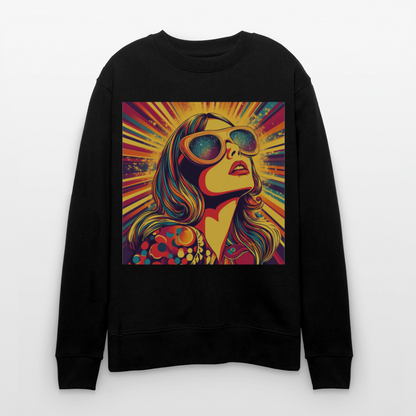 Disco Fever, Ekologisk sweatshirt CHANGER unisex från Stanley/Stella - svart