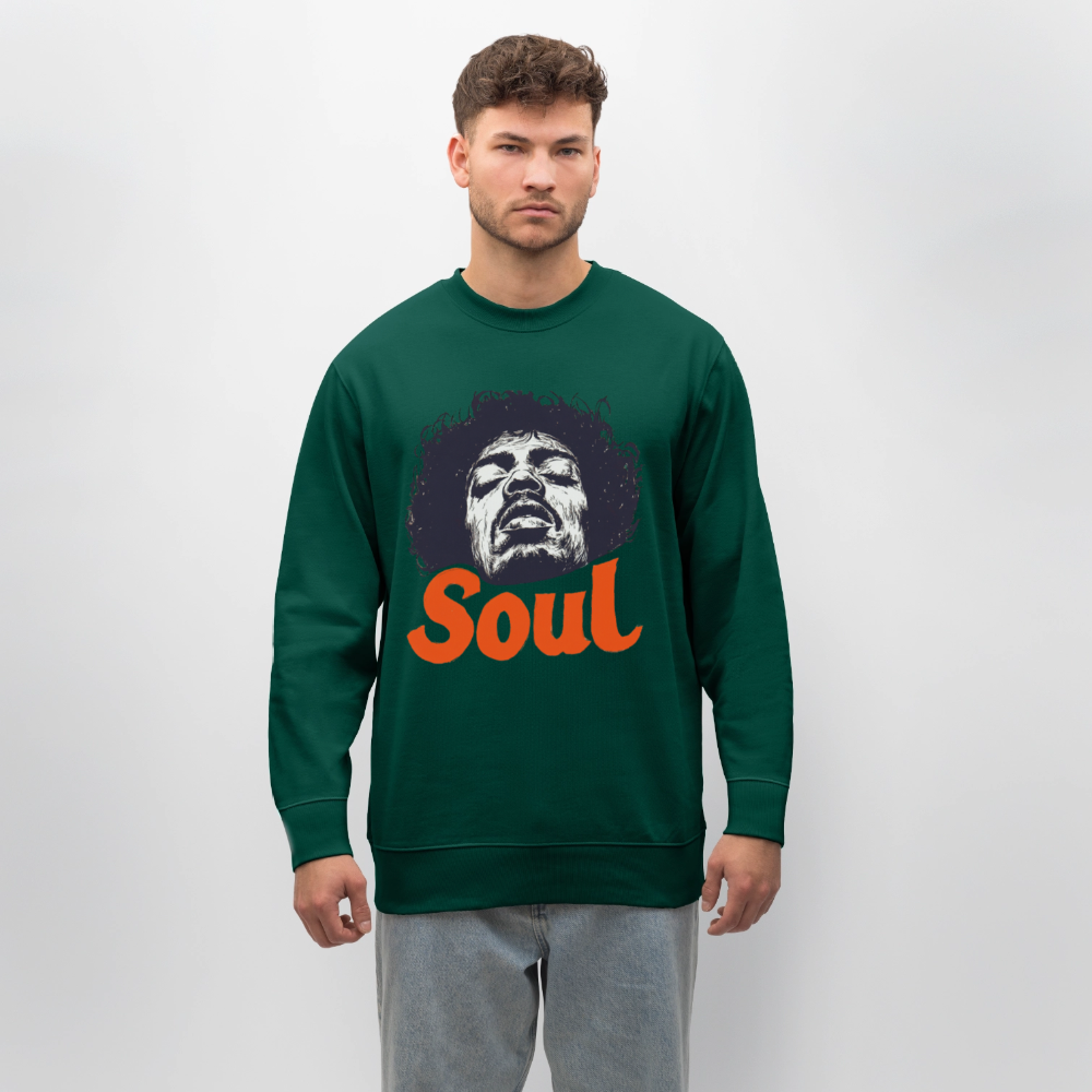 A Soul Awakening, Ekologisk sweatshirt CHANGER unisex från Stanley/Stella - skogsgrön