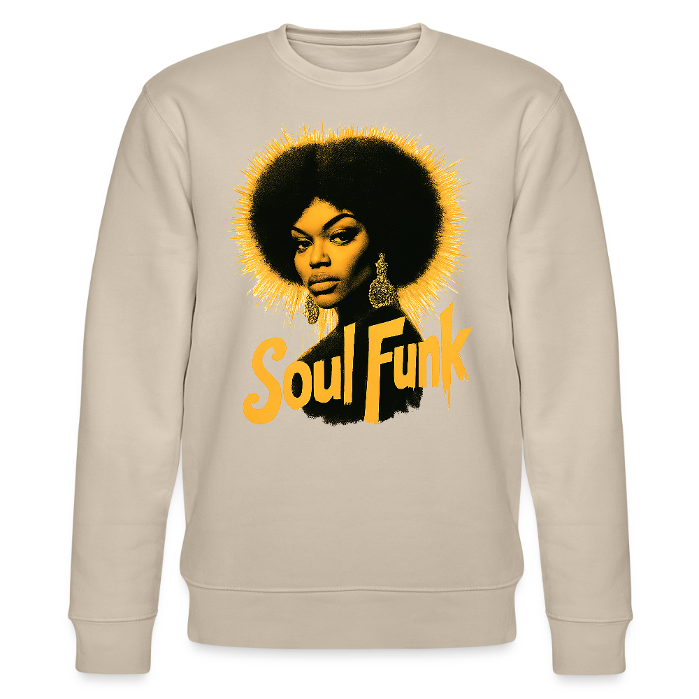 Soul Funk, Ekologisk sweatshirt CHANGER unisex från Stanley/Stella - beige