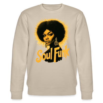 Soul Funk, Ekologisk sweatshirt CHANGER unisex från Stanley/Stella - beige