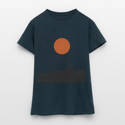 Under the sun, T-shirt dam - marinblå