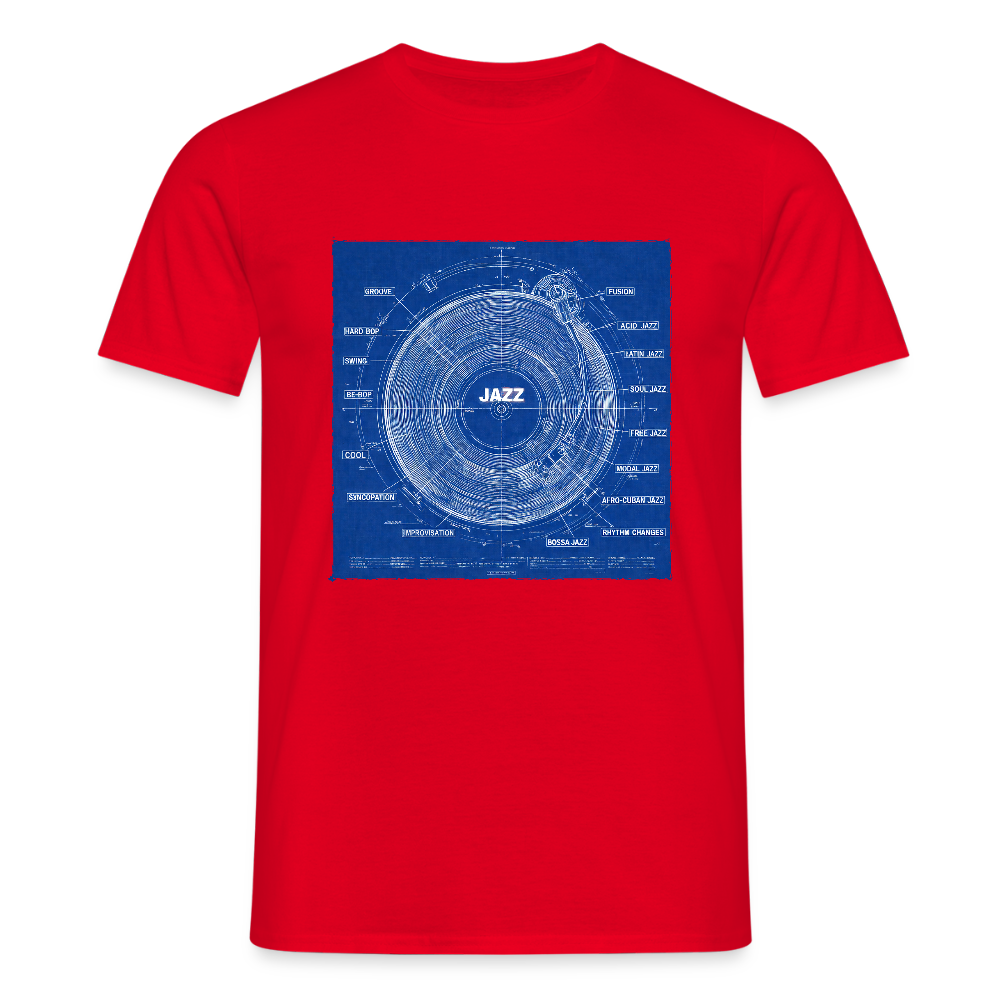 Kind of Blueprint, T-shirt unisex - röd