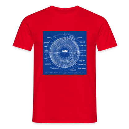 Kind of Blueprint, T-shirt unisex - röd