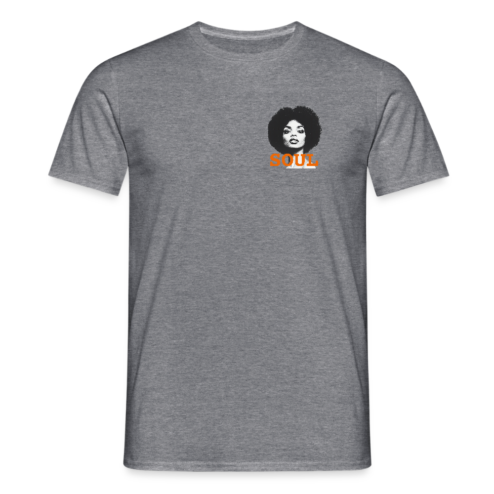 T-shirt unisex - Litet brösttryck - Litet brösttryck - grafitmelerad