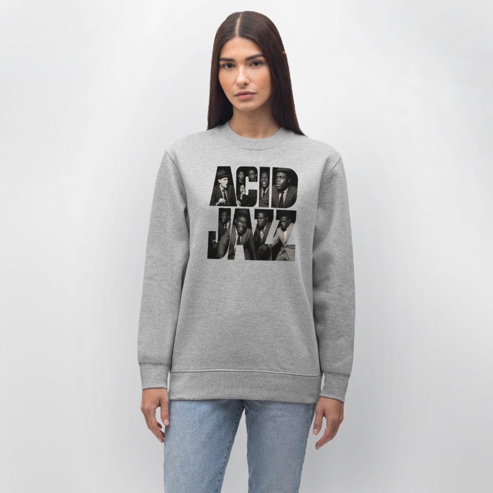 80s Club Jazzdance, Ekologisk sweatshirt CHANGER unisex från Stanley/Stella - gråmelerad