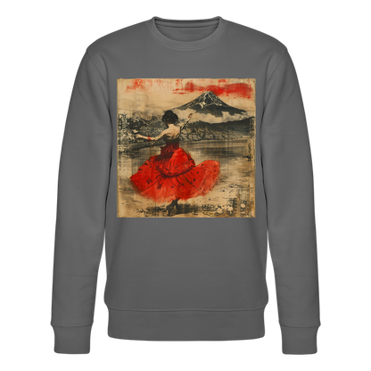 Flamenco i Solens Land, Ekologisk sweatshirt CHANGER unisex från Stanley/Stella - kolgrå