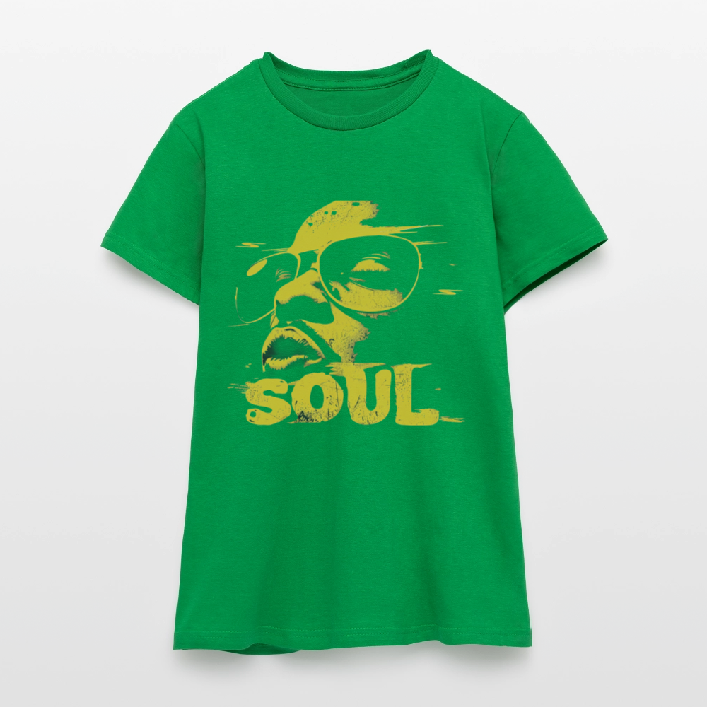 Funky Soul, T-shirt dam - kellygrön