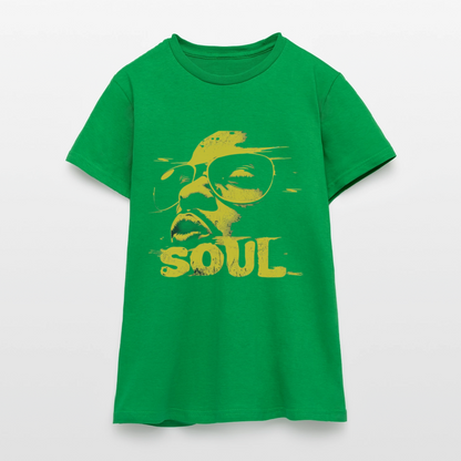 Funky Soul, T-shirt dam - kellygrön