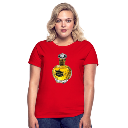 Eau de Perfume, T-shirt dam - röd