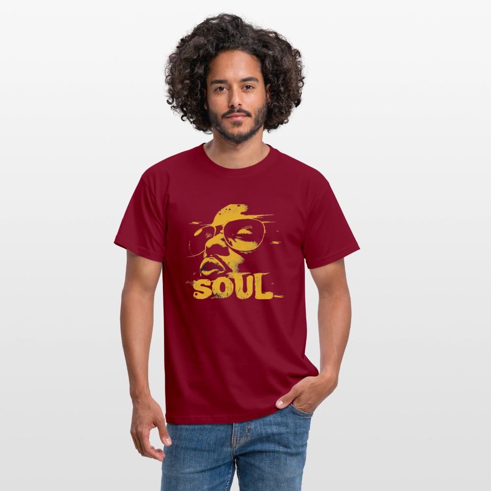Funky Soul, T-shirt herr - tegelröd