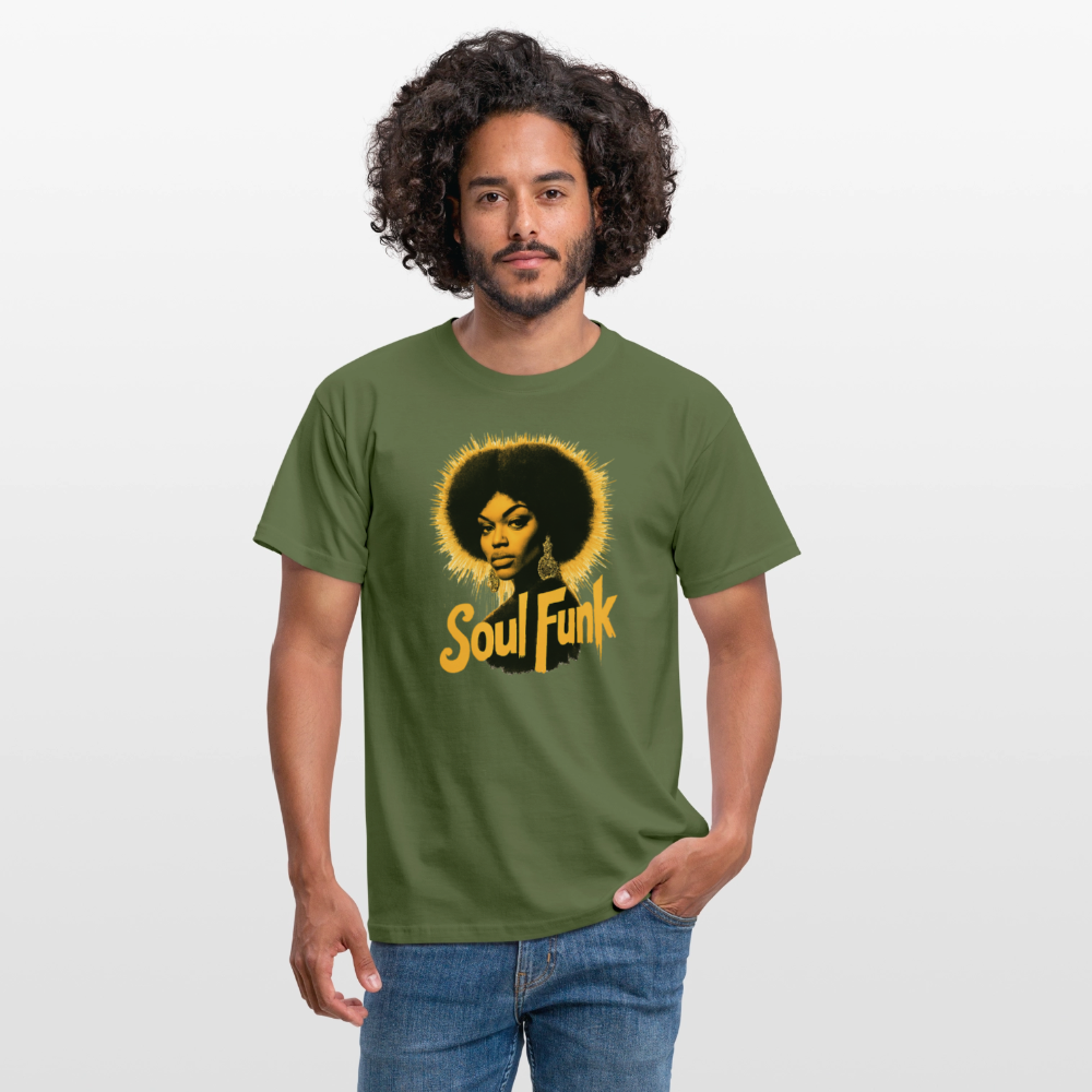 Soul Funk, T-shirt herr - Militärgrön