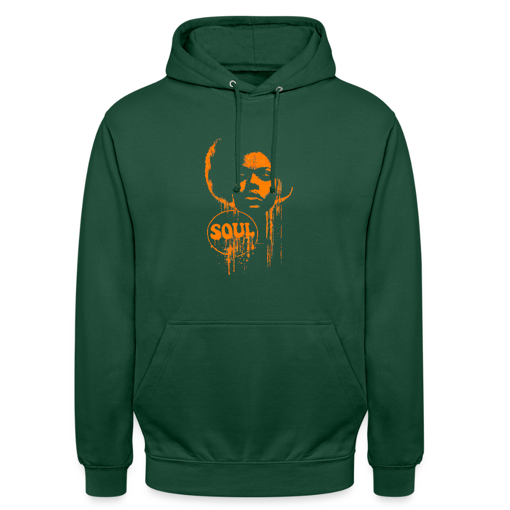 SOUL GLOW, Luvtröja unisex - buteljgrön